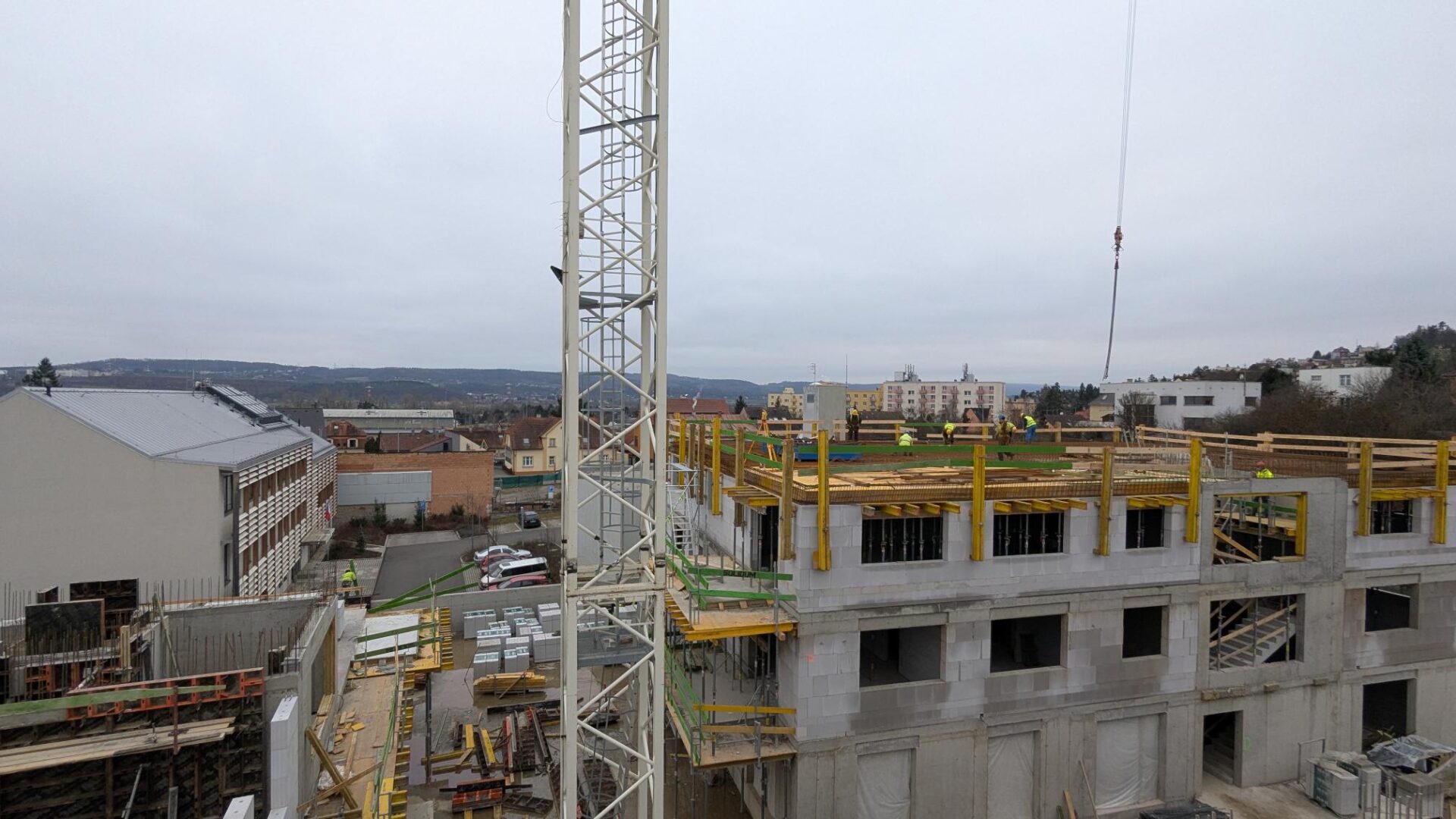 Radotínský dvůr - průběh výstavby